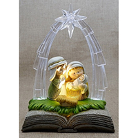 Nativity Decoration with Acrylic Accessory.