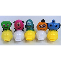 Monster Whistle. Set of 5 pieces.