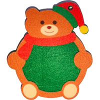 Christmas Photo Frame. Christmas Bear Design.