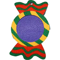 Christmas Photo Frame. Christmas Candy Design.
