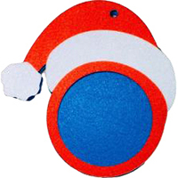 Christmas Photo Frame. Christmas Cap Design.