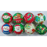 Christmas PU Balls. 8 designs.