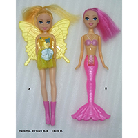 Butterfly and Mermaid Dolls