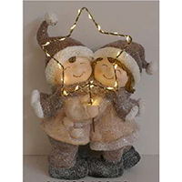 Christmas Figure with Light. Operated by LR44*2