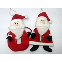 Christmas Candy Bag. Santa Claus Design.