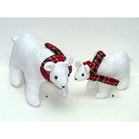 Christmas Decoration. Polar Bear Design. Large Size.