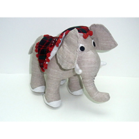 Christmas Decoration. Elephant Design.