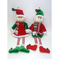 Christmas Hanging Decoration. Elf Design.