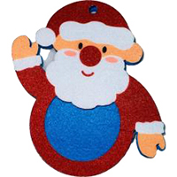 Christmas Photo Frame. Christmas Santa Claus Design.