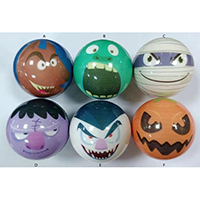 Halloween PU Balls. 6 designs.