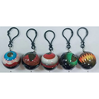 Halloween PU Balls with Keyring.