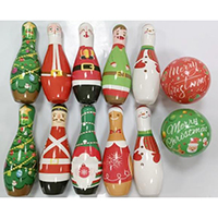 Christmas Bowling Set.