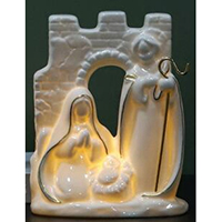 Nativity Decoration with LED Light.