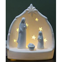 Nativity Decoration with LED Light.