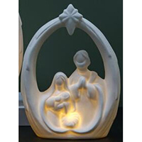 Nativity Decoration with LED Light.