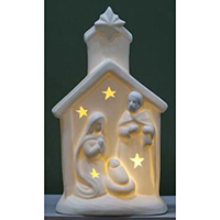 Nativity Decoration with LED Light.