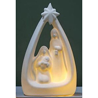 Nativity Decoration with LED Light.