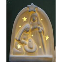 Nativity Decoration with LED Light.